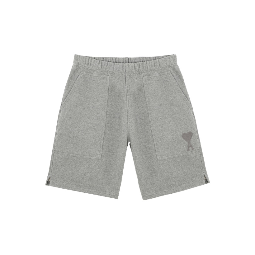 Ami Short Sleeve Boxy Shirt (Ash)