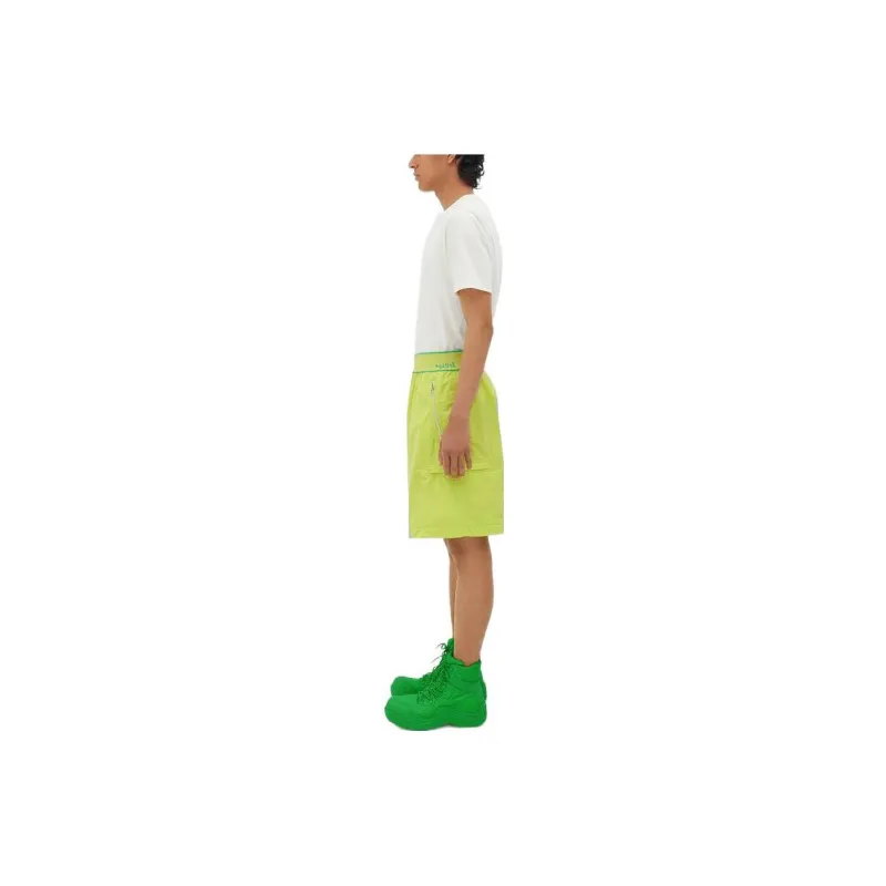 Bottega Veneta Elasticated Waistband Reverse Logo Shorts-2