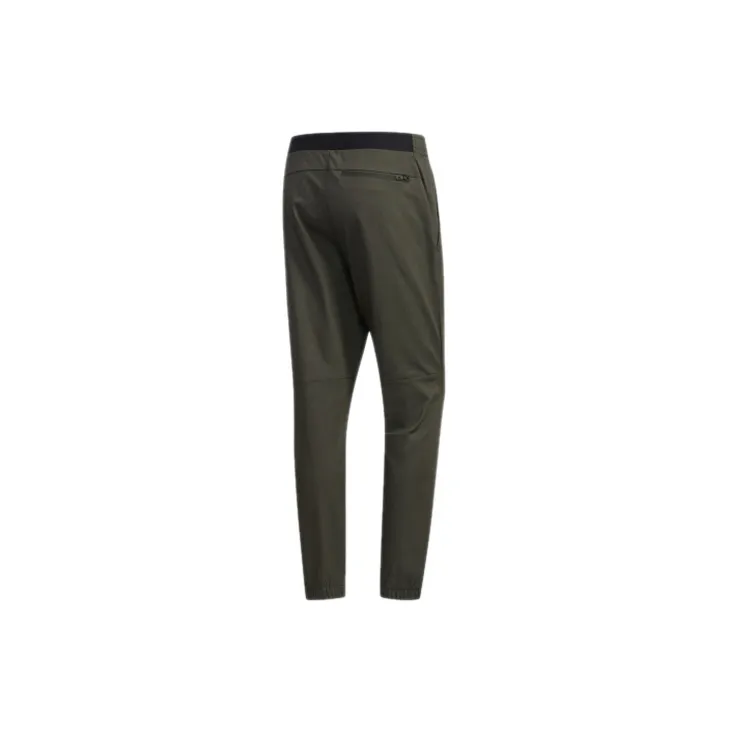 Adidas Knitted Sweatpants Men Deep Earthy Brown-1