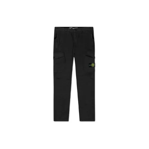 STONE ISLAND Cargo Pants Men Black