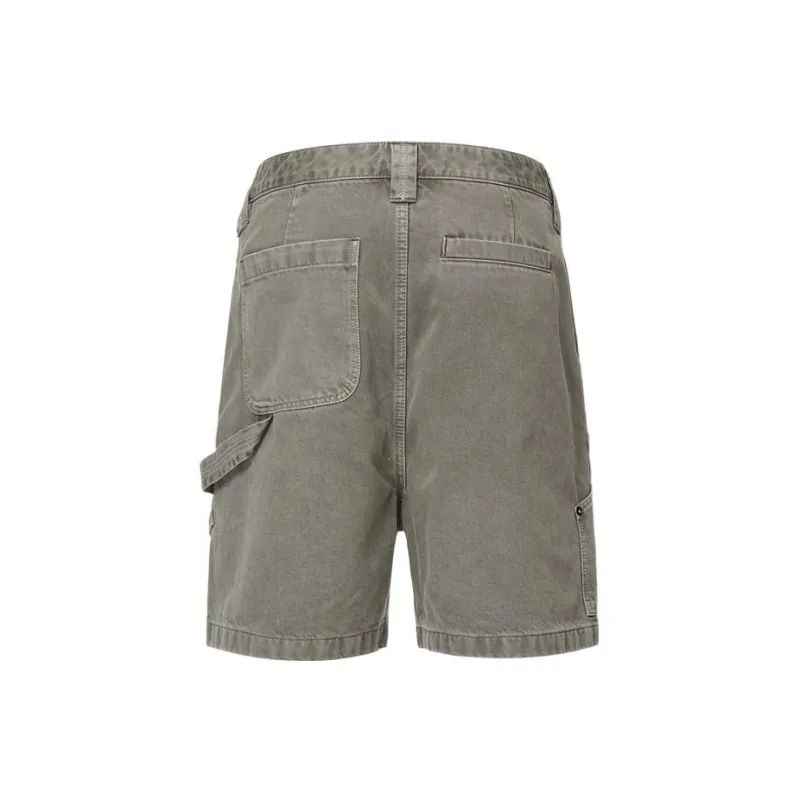 EVISU Denim Shorts Men Gray-1
