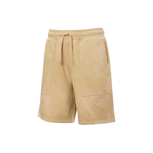 PUMA Casual Shorts Men Egg Stone Pattern