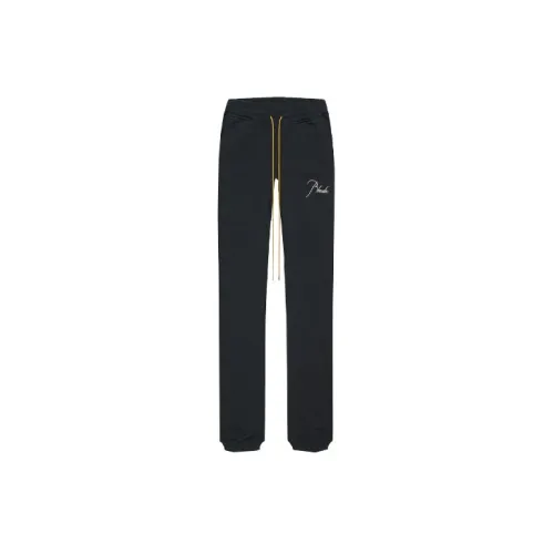 RHUDE Knitted Sweatpants Men Black