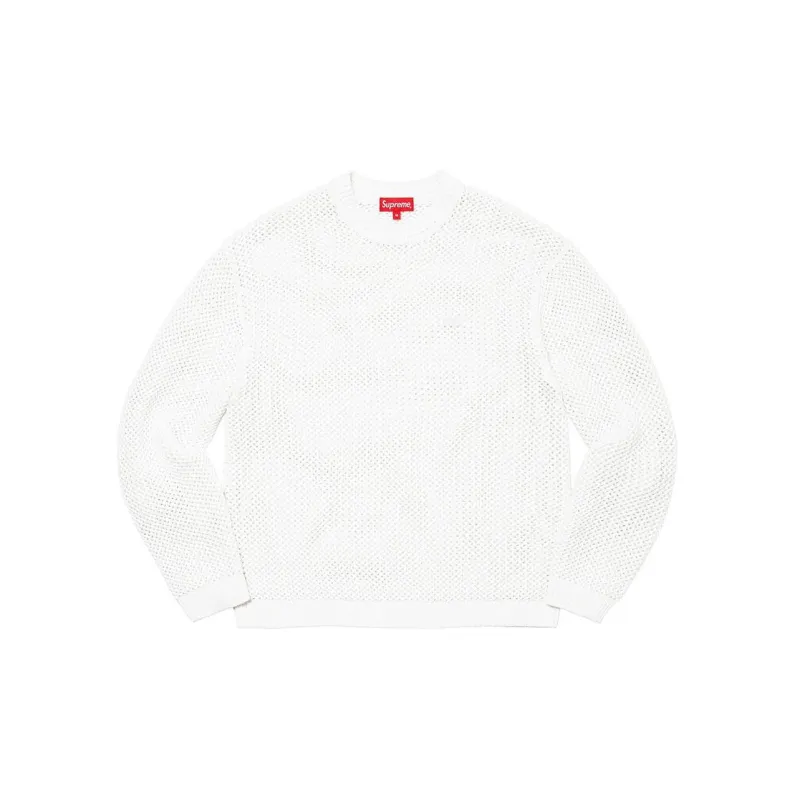 Supreme Open Knit Small Box Sweater - POIZON