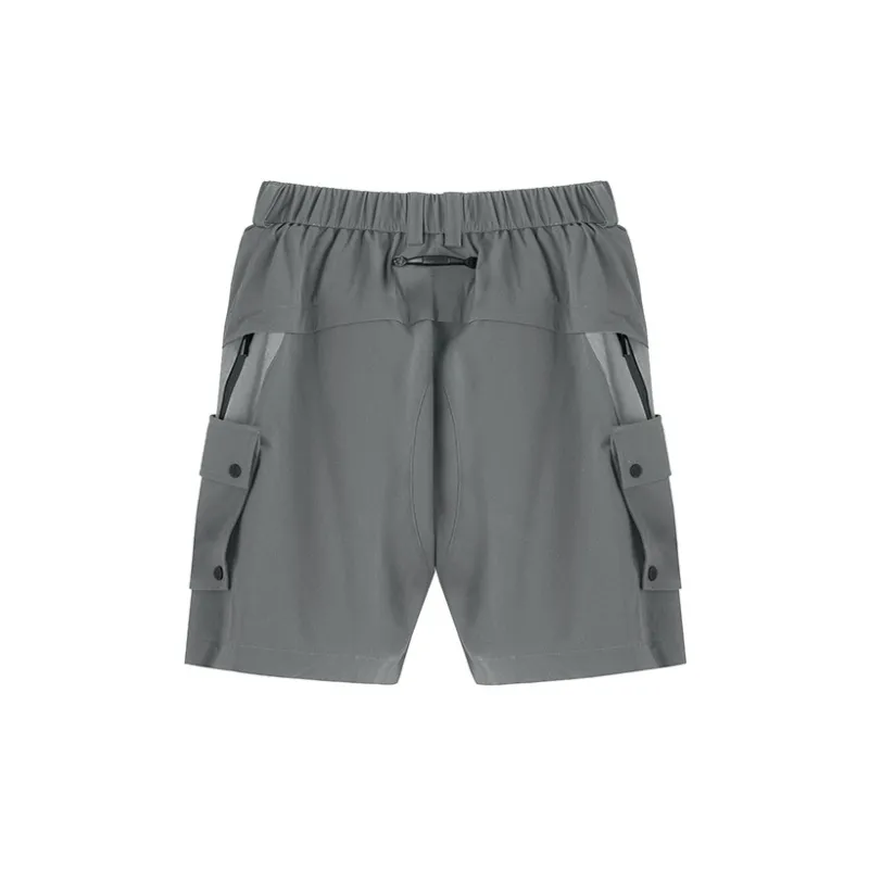 NORVINCY Urban Techwear Badge Cargo Shorts Unisex-7
