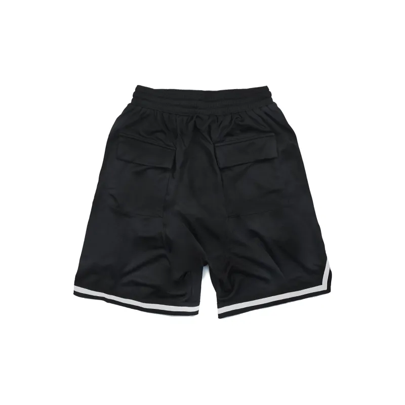 MIRACLE KILL Loose Fit Shorts Unisex Black-1