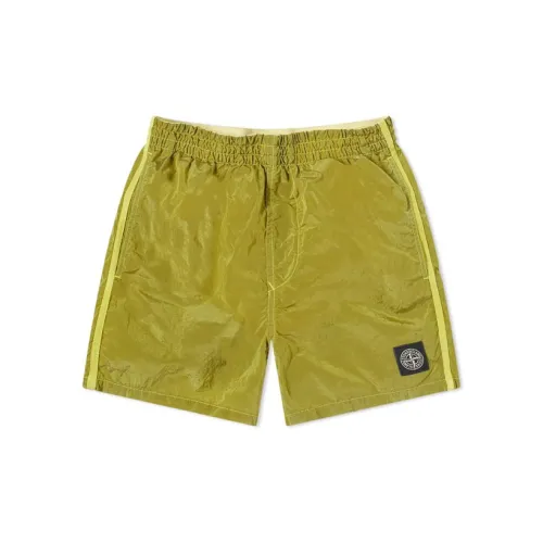 STONE ISLAND Casual Shorts Men Lemon