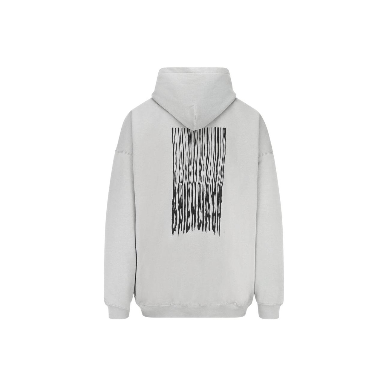 Balenciaga Barcode Logo Fleece Boxy Hoodie