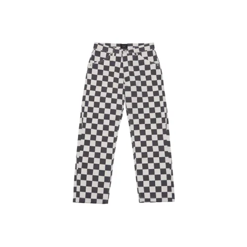 Acme De La Vie Casual Pants Unisex Black/White Plaid