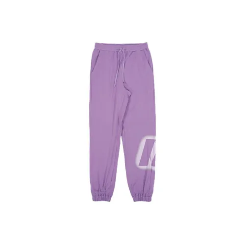 Nerdy Knitted Sweatpants Unisex Purple