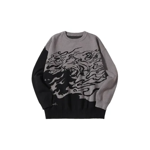 N-MAX Sweaters Unisex Gray