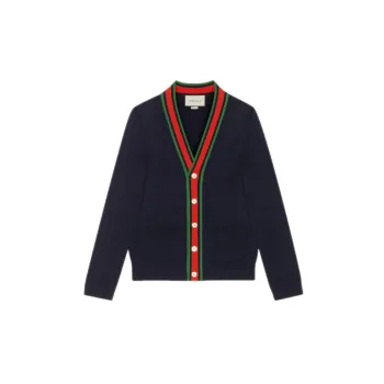 GUCCI Sweaters Men Dark Blue
