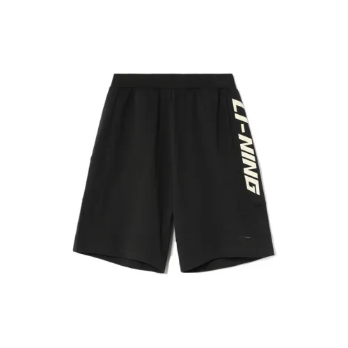 LINING Sports Fashion Collection Casual Shorts Men Black