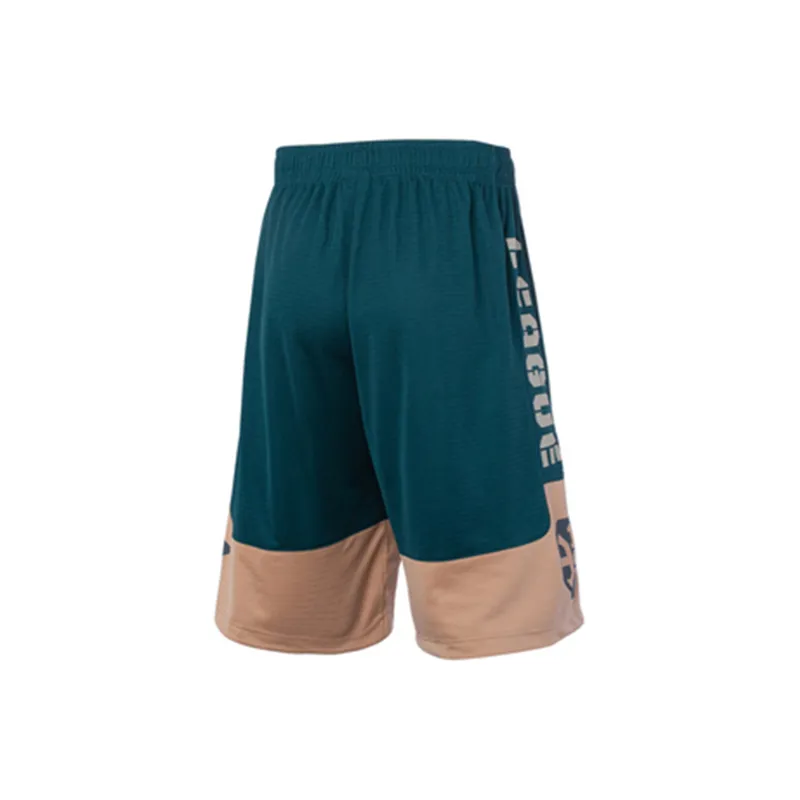 LiNing Sports Basketball Collection Casual Shorts Men's Ocean Blue Light Gray Brown-1