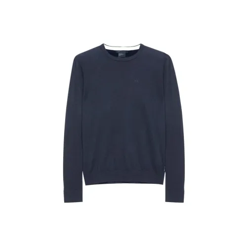 ARMANI EXCHANGE Cashmere Sweaters Men Navy Blue