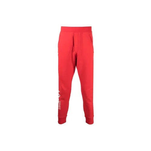 DSQUARED 2 Knitted Sweatpants Men Red