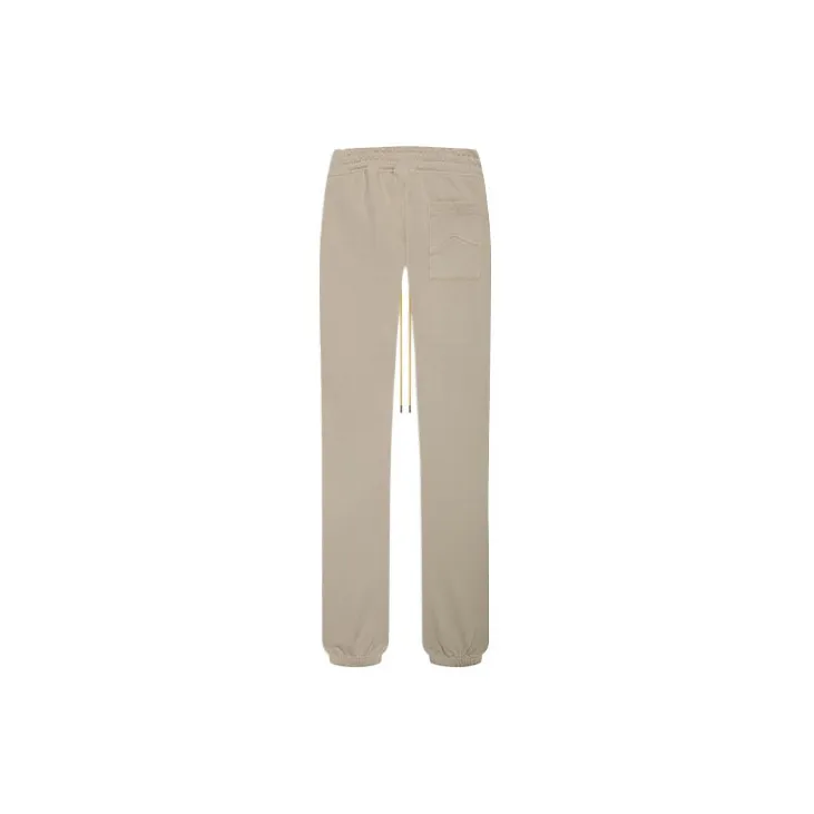 RHUDE Knitted Sweatpants Unisex Brown-1