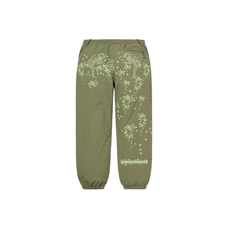 supreme シュプリーム アオイ ダーク トラック パンツ ズボン ボトムス Supreme Aoi Glow-in-the-Dark Track Pant Olive Green M - POIZON