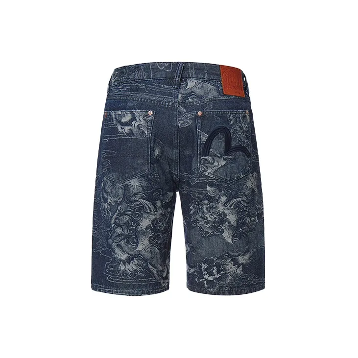 EVISU Denim Shorts Men's Denim Blue-1