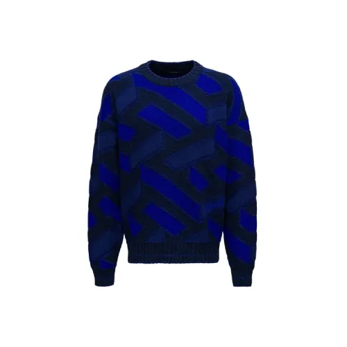 VERSACE Sweaters Men Blue