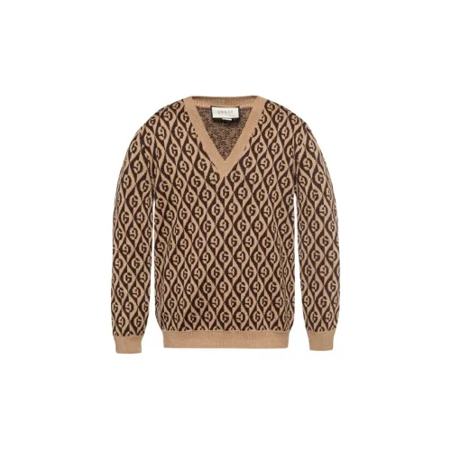 GUCCI Sweaters Men Brown