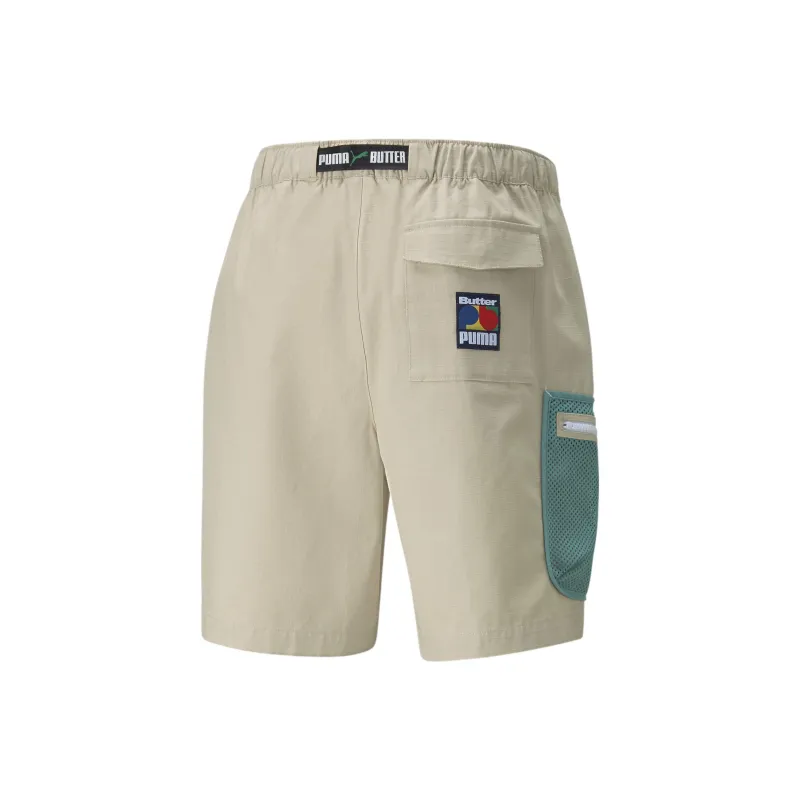PUMA x BUTTER GOODS Casual Shorts Men's Light Brown-1