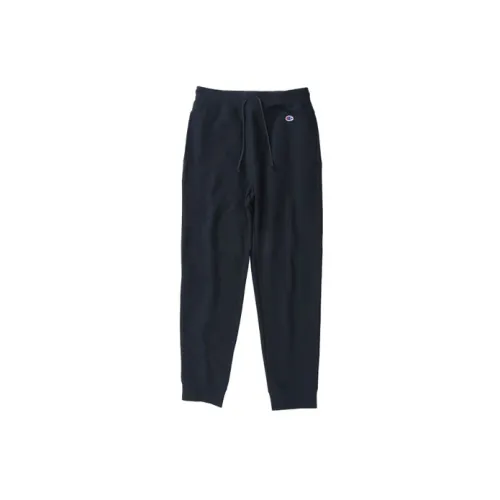 Champion Knitted Sweatpants Unisex Navy Blue