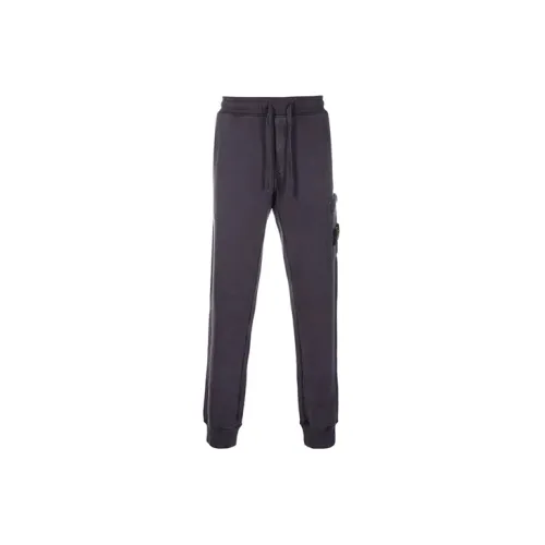 STONE ISLAND Knitted Sweatpants Men Dark Purple