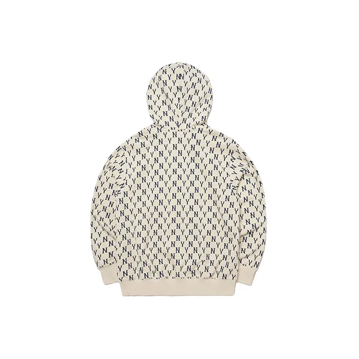 MLB Old Flower Sweatshirts Unisex Cream-1