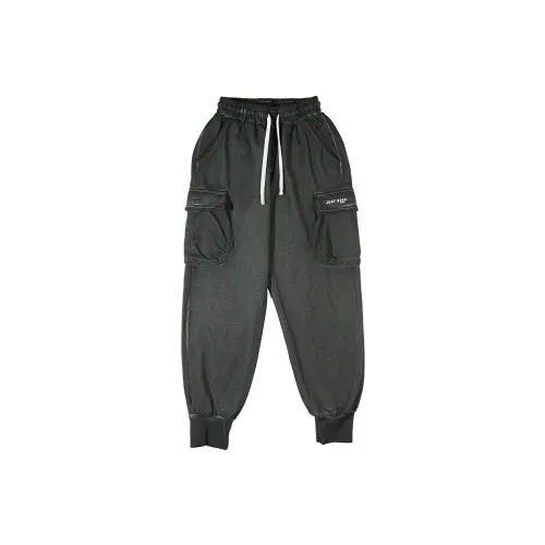 LUJIAMEN Cargo Pants Men Gray