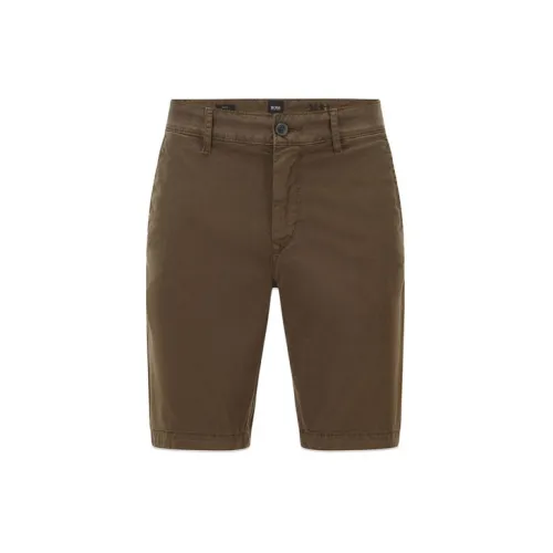 HUGO BOSS Casual Shorts Men Dark Khaki