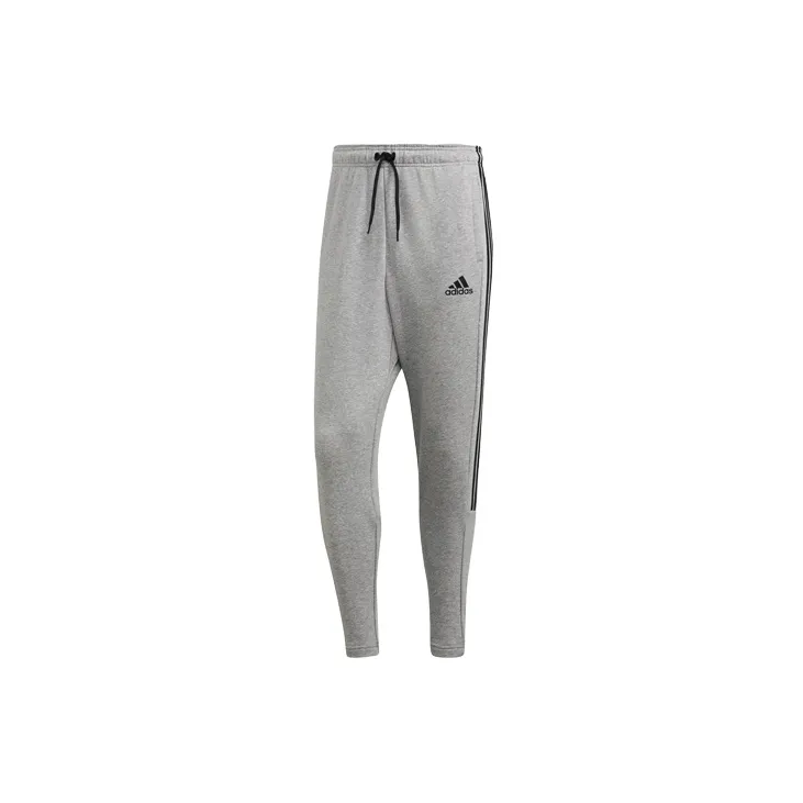 Adidas Knitted Sweatpants Men Gray-1