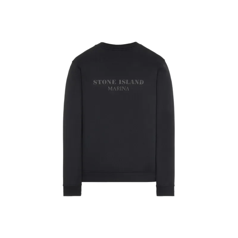 STONE ISLAND STONE ISLAND SS23 Marina Sweatshirts Men Black-1