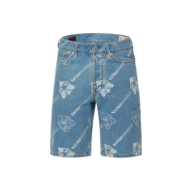 NEW EVISU DENIM store SHORTS MENS 38