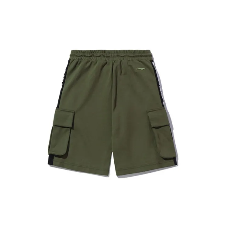 LiNing CF Casual Shorts Men's Bamboo Green-1