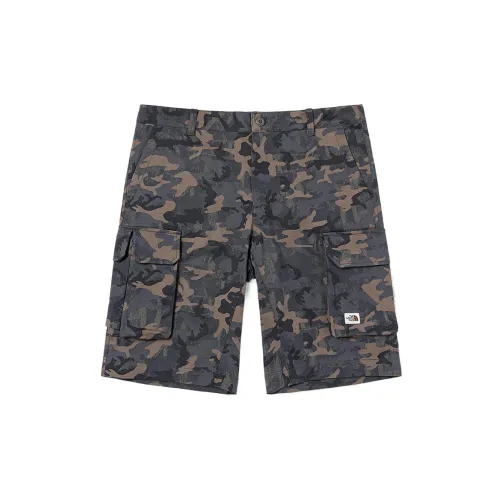 THE NORTH FACE Cargo Shorts Men Blue-Gray Camouflage