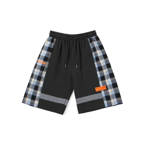 GENANX Casual Shorts Unisex Black