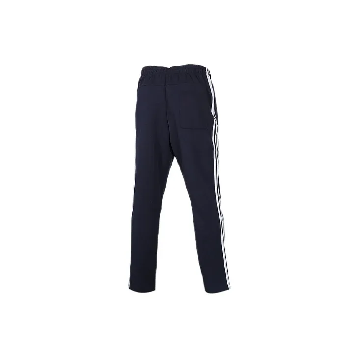 Adidas Knitted Sports Pants Men's Navy Blue-1