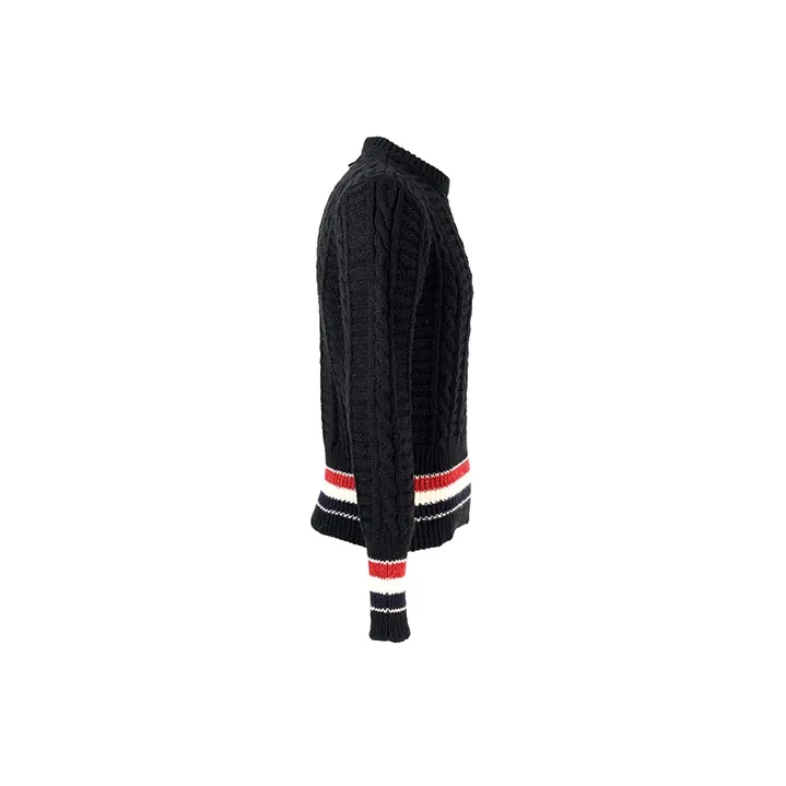 THOM BROWNE Sweaters Men Black-3