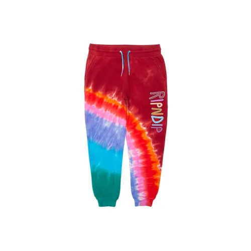 RIPNDIP Knitted Sweatpants Unisex Red