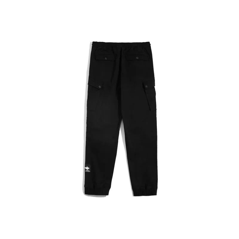 FORCEREPUBLIK Casual Pants Unisex Black-1