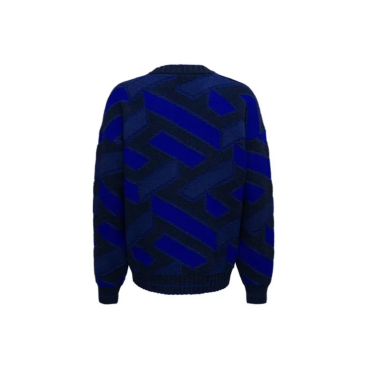 VERSACE Sweaters Men Blue-1