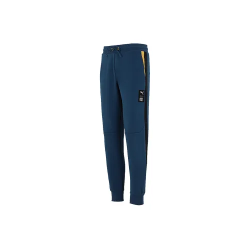 PUMA Leisure Sport Knitted Sweatpants Men Blue