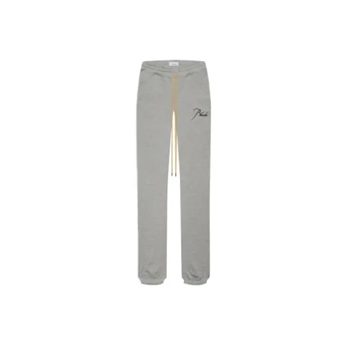 RHUDE Knitted Sweatpants Men Gray