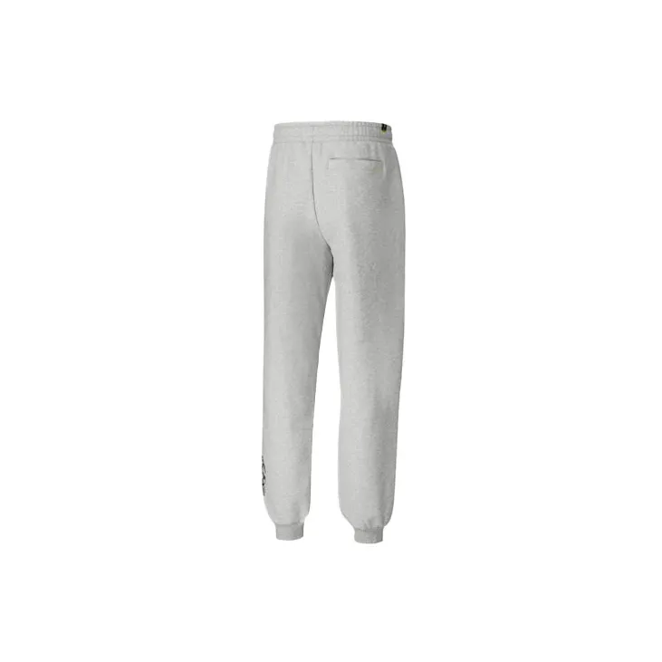 PUMA Knitted Sweatpants Men Light Mixed Gray-1