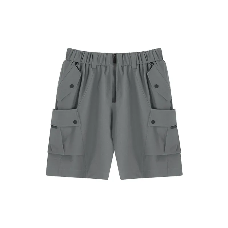 NORVINCY Urban Techwear Badge Cargo Shorts Unisex-6