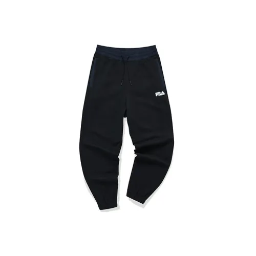 FILA FUSION TOKYO STUDIO Knitted Sweatpants Men Pitch Black