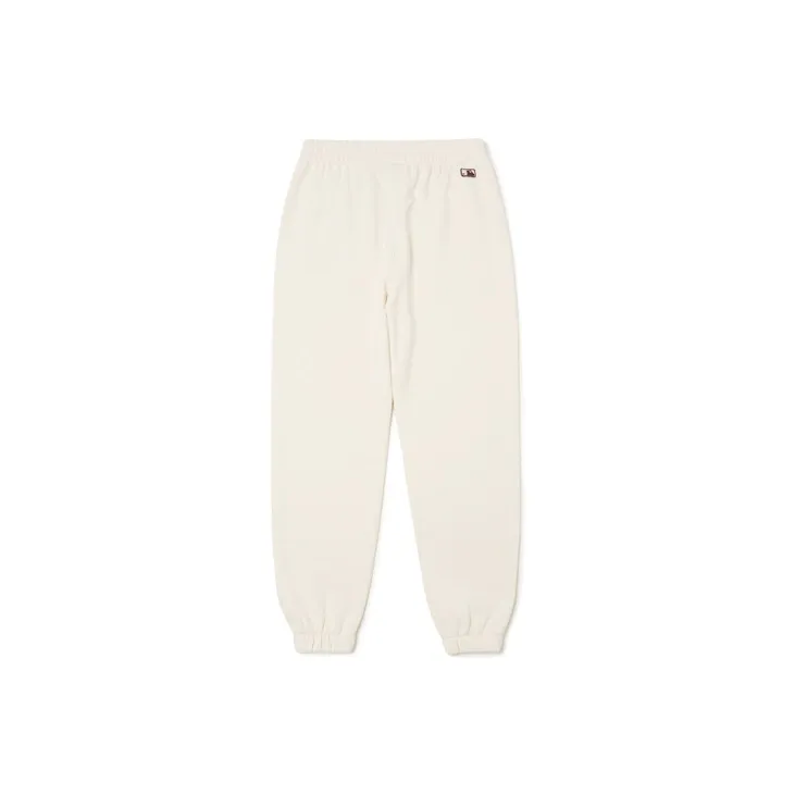 MLB Knitted Sports Pants Unisex Ivory White-1