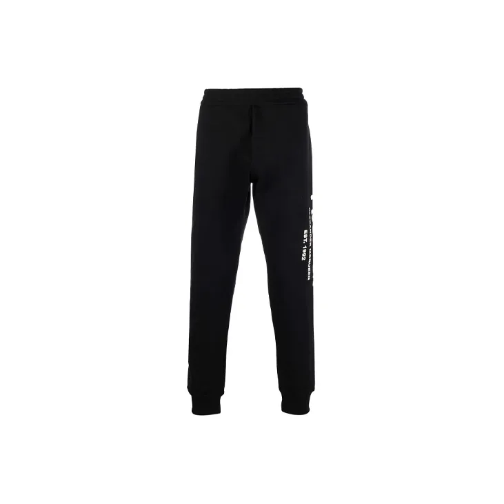 Alexander McQueen Logo Printed Slim Cut Track Trousers-2