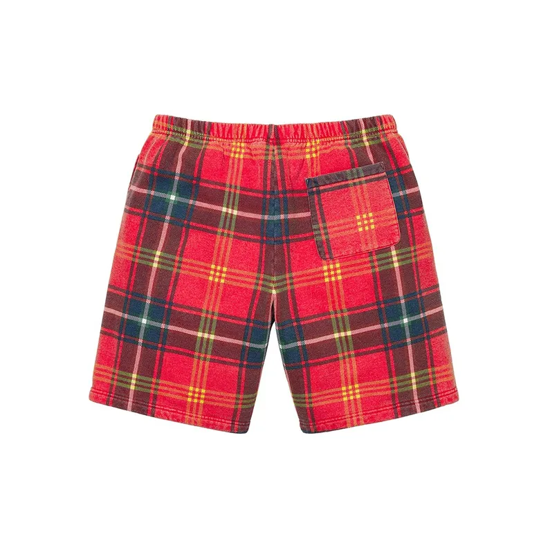 Supreme Plaid Sweatshort-6